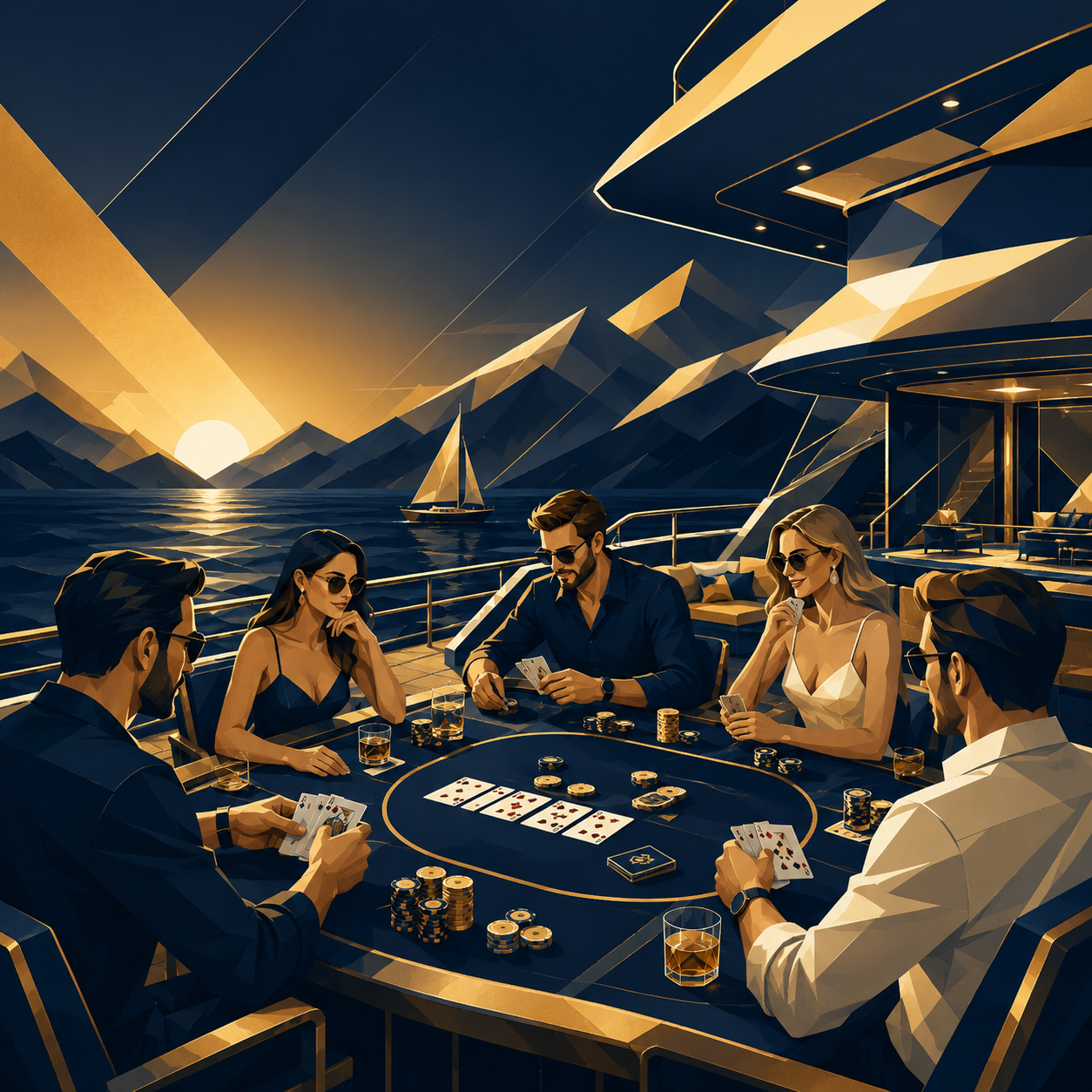 Poker evening at Maple Summit Club