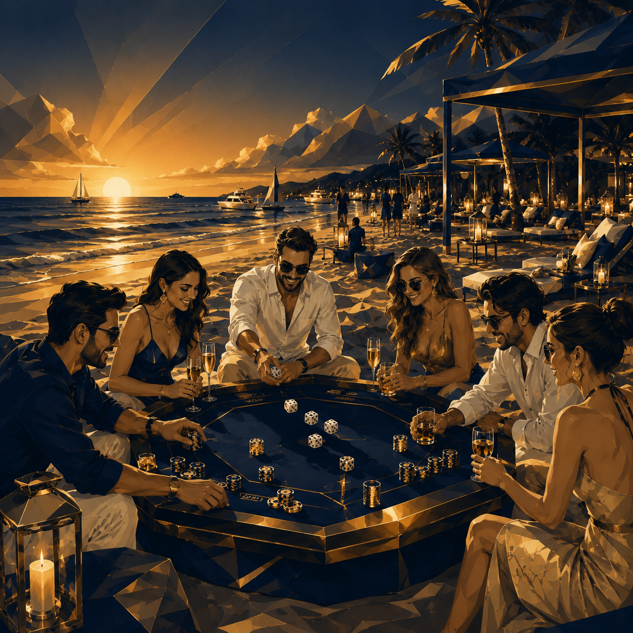 Dice table at Maple Summit Club